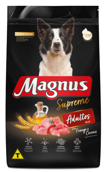 Picture of Magnus Premium Special Supreme Adult Dog Food, Chicken and Cereal Flavor 15kg