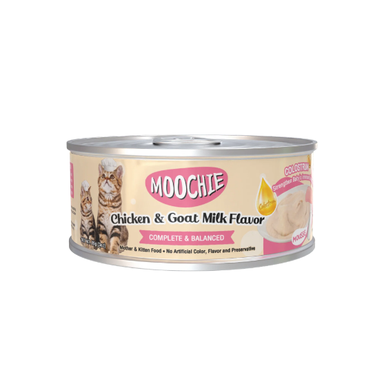 Picture of Moochie Chicken & Goat Milk Wet Cat Food 85g  (24/pack) 