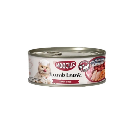 Picture of Moochie Lamb & Beef Entrée Wet Cat Food 156g  (24/pack)   