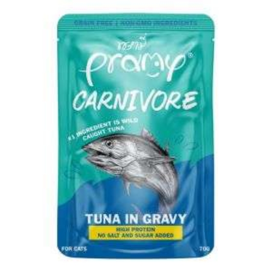 Picture of Pramy Carnivore Tuna in  Jelly recipe 80g (6/pack)   