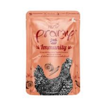 Picture of Pramy Functional Immunity Chicken Topping Pumpkin and carrot 70g (12/pack)     