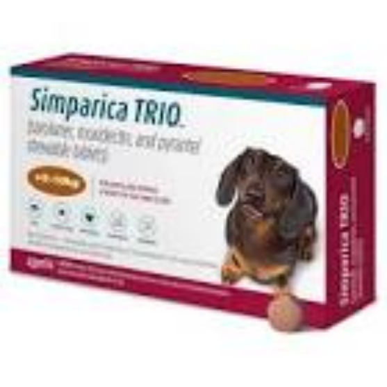 Picture of Simparica trio 5-10 kg chewable tablets