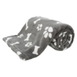 Picture of Triexi Kenny blanket, plush, 150 × 100 cm, Grey 