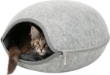 Picture of Triexi Luna cave, felt,  light grey 38 × 26 × 44 cm