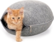 Picture of Triexi Luna cave, felt,  light grey 38 × 26 × 44 cm