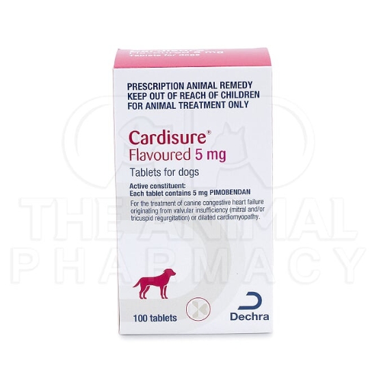 Picture of Cardisure Flavoured 5mg Tablets for Dogs (100 Tablets)
