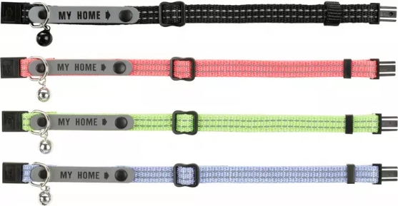 Picture of Trixie Reflective Collar with Address Tags for Cats