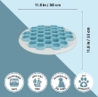 Picture of Trixie Hive Slow Feeding plate, ø 30 cm, grey/blue