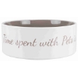 Picture of Trixie Pet's Home bowl, ceramic, 0.8 l/ø 16 cm, cream/taupe
