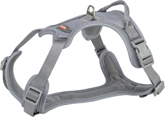 Picture of Trixie Premium active harness, L: 69–87 cm/25 mm, graphite 