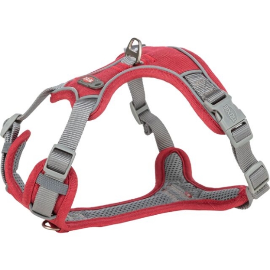 Picture of Trixie Premium active harness, L: 69–87 cm/25 mm, red