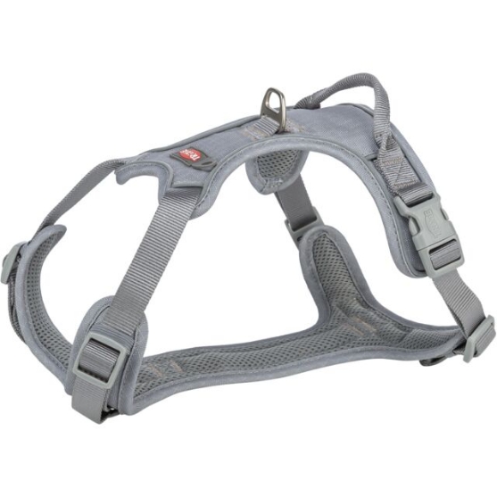 Picture of Trixie Premium active harness, S–M: 39–56 cm/15 mm, graphite