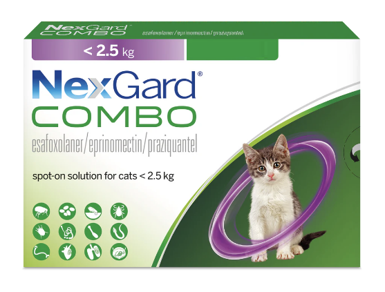 Picture of NexGard  COMBO Spot-on Solution for Cats 