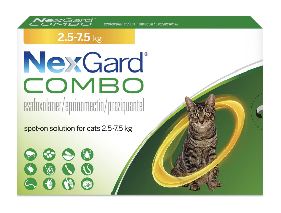 Picture of NexGard  COMBO Spot-on Solution for big  Cats 