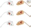 Picture of TRIXIE Plush Mouse Set of 6 – Cat toy with a core of play-stimulating catnip – 5 cm
