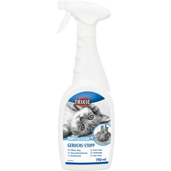 Picture of Trixie Simple'n'Clean odour stop, cat/small animal, 750 ml