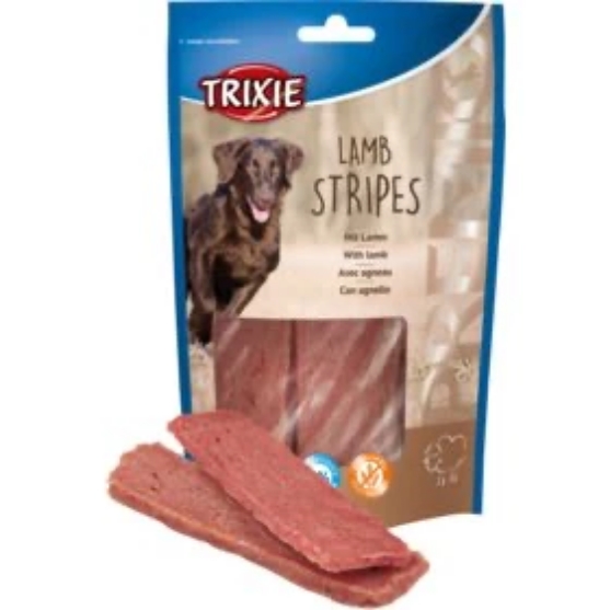 Picture of TRIXIE PREMIO Stripes with lamb, 100 g
