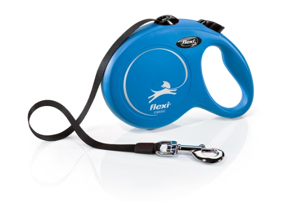 Picture of Trixie flexi BLUE DESIGN Tape Lead - L