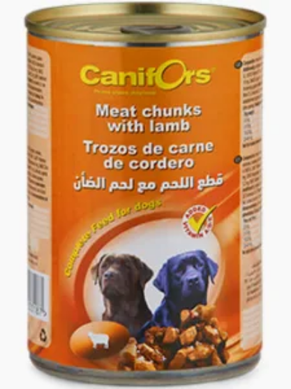 Picture of Canifors Meat Chunks with Deer Lamb 410g  (12/pack)