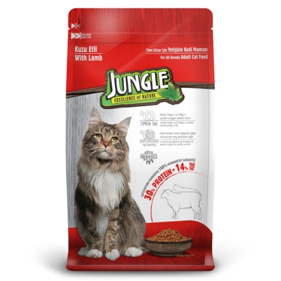 Picture of Jungle Adult Cat Food With Lamb 15Kg