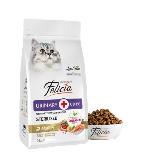 Picture of Felicia Urinary Care Adult Salmon Sterilised Dry Cat Food  2kg