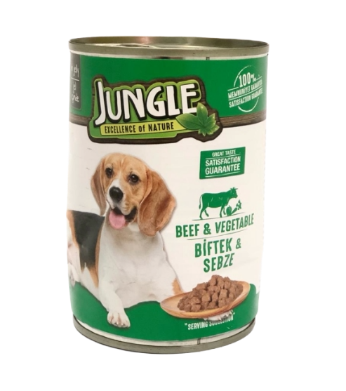Picture of Jungle Beef & Vegetable  chunks  served in jelly 415g (12/pack)