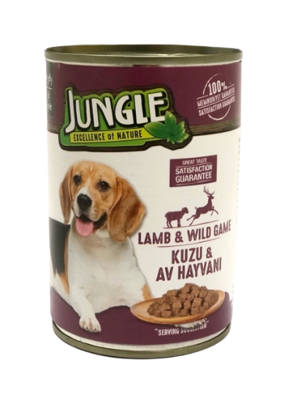 Picture of Jungle lamb & wild game  chunks  served in jelly 415 g (12/pack)