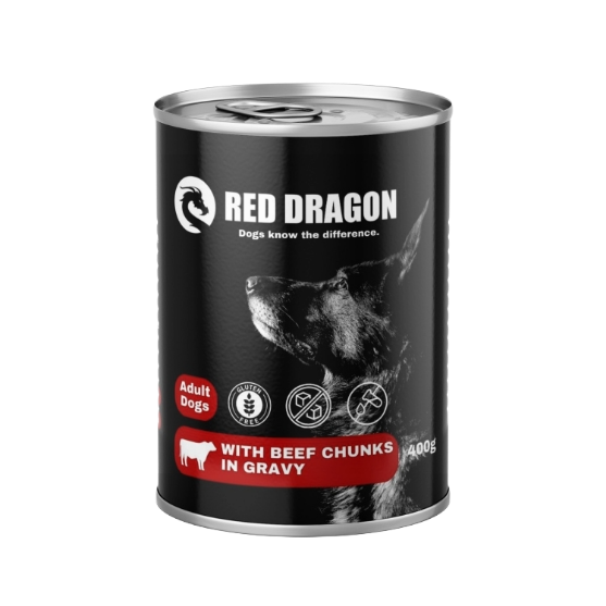 Picture of Red dragon beef chunks in gravy  400g (12/Pac)