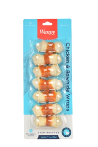 Picture of Wanpy Oven-Roasted Chicken & Rawhide Wraps,