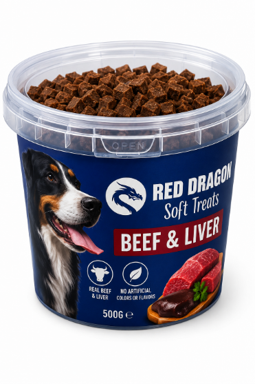 Picture of Red Dragon Soft Treats  Beef and Liver (500g)