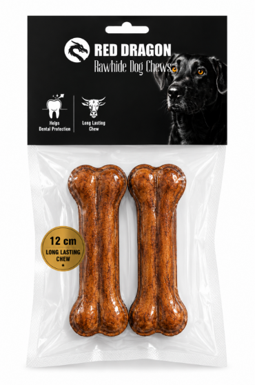 Picture of Red Dragon Rawhide Dog smoked  beef Chews 12cm