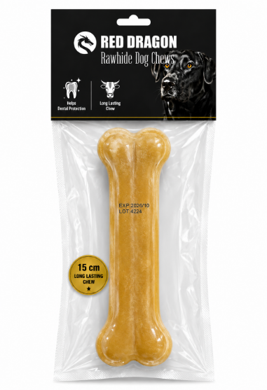 Picture of Red Dragon Rawhide Dog Chews  (15 cm)