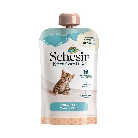Picture of Schesir Kitten Tuna in cream 150g