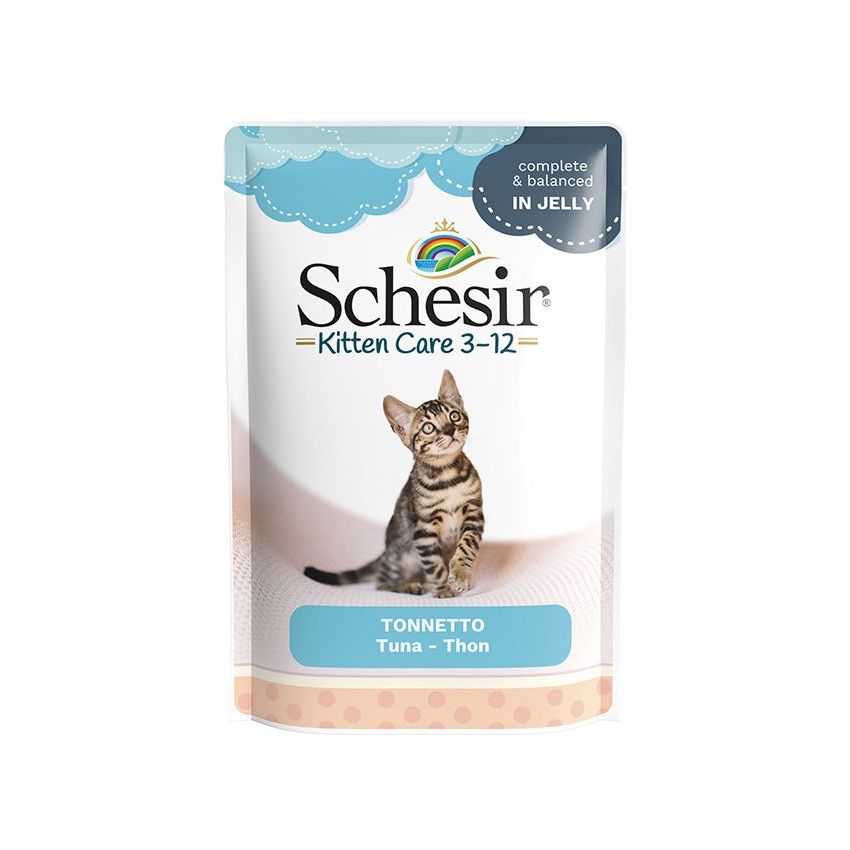 Schesir Kitten Care 3-12 Tuna in Jelly 85g (Pac/3) | CATS | Cat Food | Wet Food | kitten