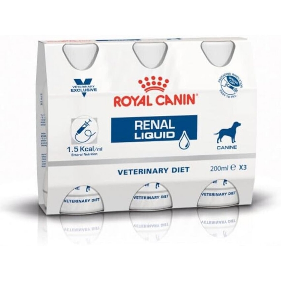 Picture of Royal Canin Veterinary Diet Renal Liquid  200ml (3/Pac)
