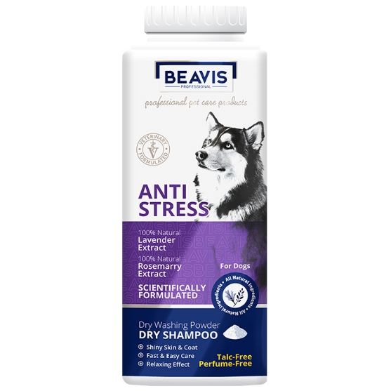Picture of Beavis Anti-Stress Dry Shampoo for Dogs  150g