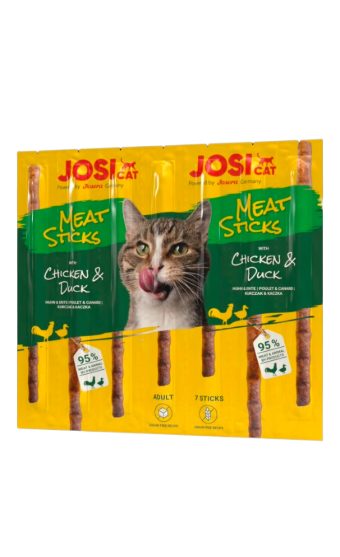 Picture of JosiCat Meat Sticks with Chicken & Duck  35g (3-Pack)