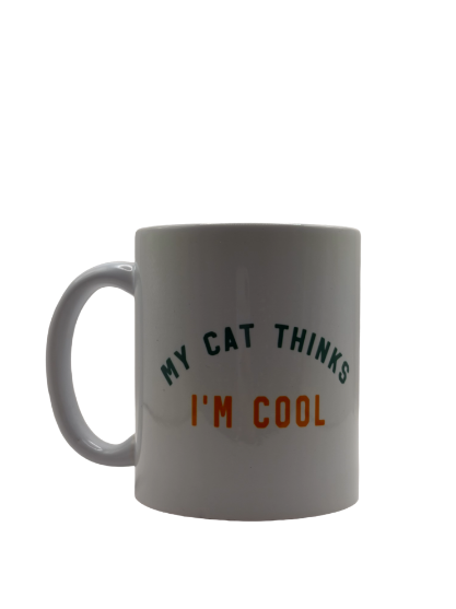 Picture of Tabanni My Cat Thinks I'm Cool Ceramic Coffee Mug
