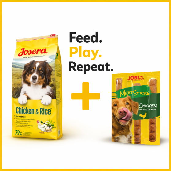 Picture of Josera Chicken & Rice 12.5 kg + Free Treats