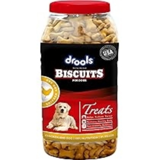 Picture of Drools Chicken & Egg Flavored Dog Biscuits Jar 800g