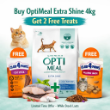 Picture of Optimal  cats super premium in cod fish 4kg (2 Free Treats)