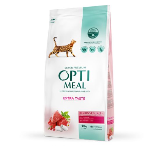 Picture of Optimal Cat High Veal 10kg