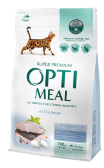 Picture of Optimal cats super premium in cod fish 700g