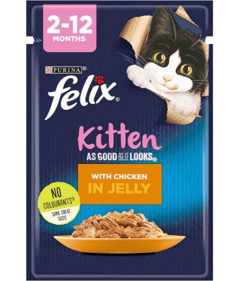Picture of Purina Felix Kitten Chicken 85g (26/pack)