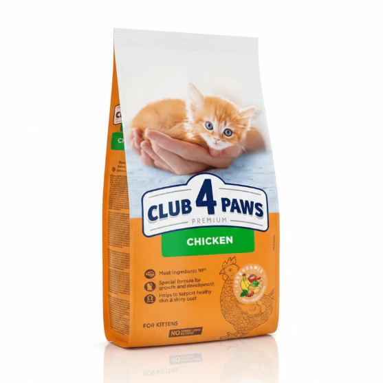 Picture of Club 4 Paws Premium Kitten Food – Chicken (2kg)