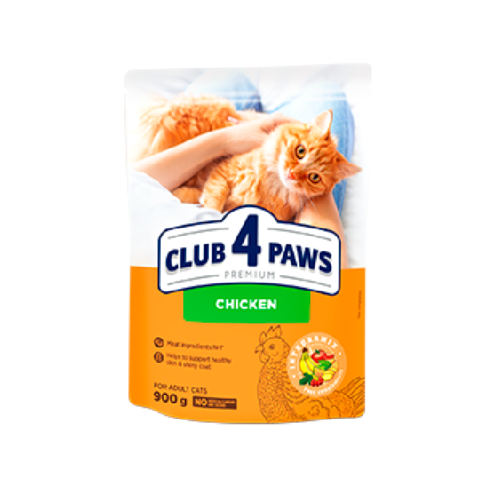 Picture of Club 4 Paws Premium Chicken Dry Cat Food 900 g