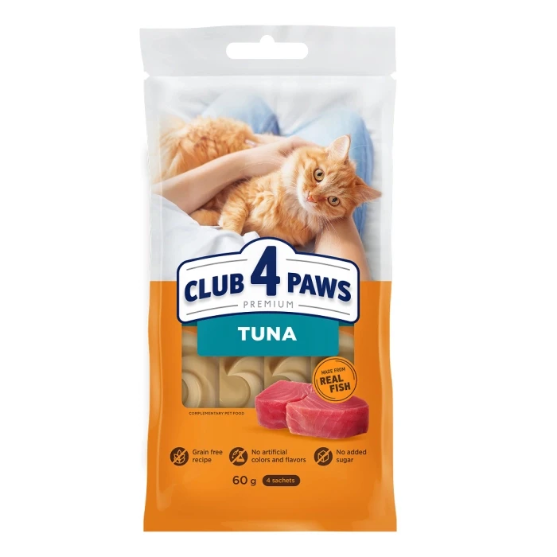 Picture of Club4Paws Creamy Treats  Tuna Flavor 15g (18/Pack)