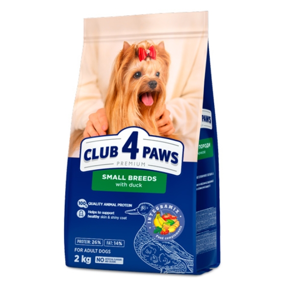 Picture of Club4Paws Small Breeds Duck 2kg