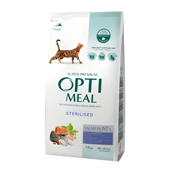 Picture of Optimeal Sterilised Cats – Salmon (1.5kg)