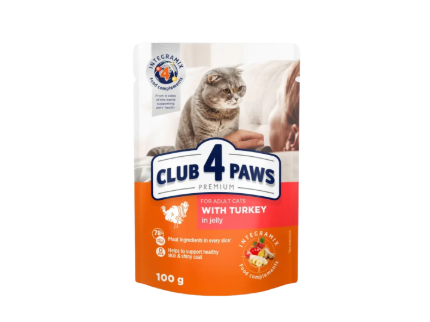 Picture of Club4Paws Turkey in Jelly 80g (12/Pack)